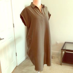Altar’d State Olive Shirtdress